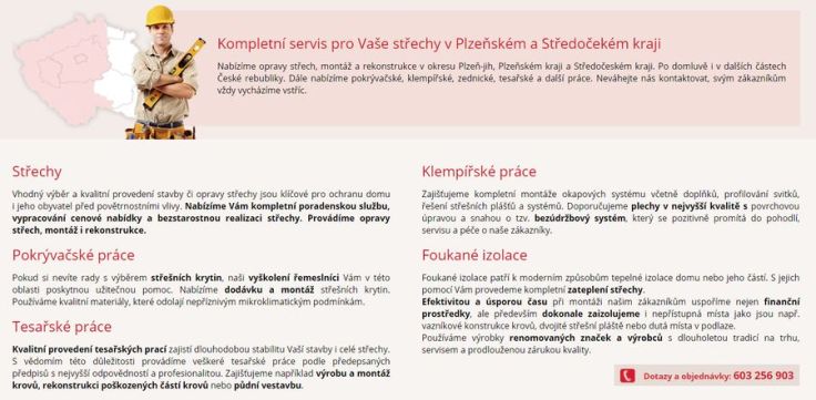 Kompletní servis pro Vaše střechy v Plzeňském a Středočeském kraji